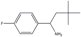 1-(4-fluorophenyl)-3,3-dimethylbutan-1-amine 구조식 이미지