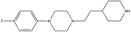 1-(4-fluorophenyl)-4-[2-(piperidin-4-yl)ethyl]piperazine 구조식 이미지