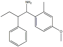 1-(4-methoxy-2-methylphenyl)-2-phenylbutan-1-amine Structure