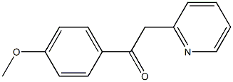 1-(4-methoxyphenyl)-2-(pyridin-2-yl)ethan-1-one 구조식 이미지