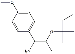 1-(4-methoxyphenyl)-2-[(2-methylbutan-2-yl)oxy]propan-1-amine 구조식 이미지