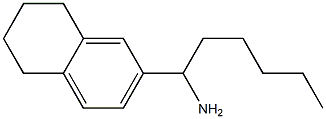 1-(5,6,7,8-tetrahydronaphthalen-2-yl)hexan-1-amine Structure