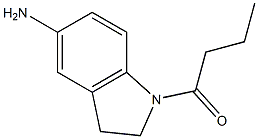 1-(5-amino-2,3-dihydro-1H-indol-1-yl)butan-1-one 구조식 이미지