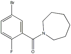 1-(5-bromo-2-fluorobenzoyl)azepane 구조식 이미지