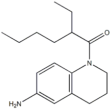 1-(6-amino-1,2,3,4-tetrahydroquinolin-1-yl)-2-ethylhexan-1-one 구조식 이미지