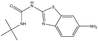 1-(6-amino-1,3-benzothiazol-2-yl)-3-tert-butylurea 구조식 이미지