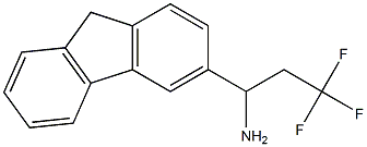 1-(9H-fluoren-3-yl)-3,3,3-trifluoropropan-1-amine 구조식 이미지