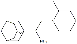 1-(adamantan-1-yl)-2-(2-methylpiperidin-1-yl)ethan-1-amine Structure