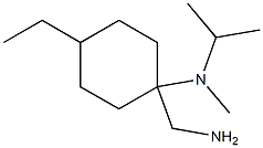 1-(aminomethyl)-4-ethyl-N-methyl-N-(propan-2-yl)cyclohexan-1-amine 구조식 이미지