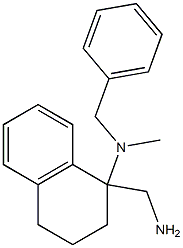 1-(aminomethyl)-N-benzyl-N-methyl-1,2,3,4-tetrahydronaphthalen-1-amine 구조식 이미지