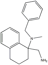 1-(aminomethyl)-N-benzyl-N-methyl-1,2,3,4-tetrahydronaphthalen-1-amine Structure