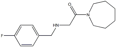 1-(azepan-1-yl)-2-{[(4-fluorophenyl)methyl]amino}ethan-1-one 구조식 이미지