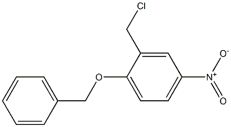 1-(benzyloxy)-2-(chloromethyl)-4-nitrobenzene Structure