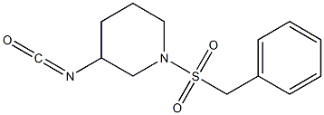 1-(benzylsulfonyl)-3-isocyanatopiperidine 구조식 이미지