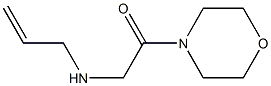 1-(morpholin-4-yl)-2-(prop-2-en-1-ylamino)ethan-1-one Structure