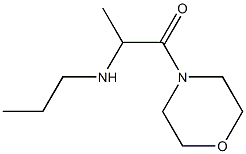 1-(morpholin-4-yl)-2-(propylamino)propan-1-one Structure