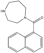 1-(naphthalen-1-ylcarbonyl)-1,4-diazepane 구조식 이미지