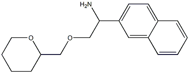 1-(naphthalen-2-yl)-2-(oxan-2-ylmethoxy)ethan-1-amine 구조식 이미지