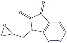 1-(oxiran-2-ylmethyl)-1H-indole-2,3-dione Structure