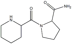 1-(piperidin-2-ylcarbonyl)pyrrolidine-2-carboxamide Structure