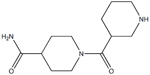 1-(piperidin-3-ylcarbonyl)piperidine-4-carboxamide Structure