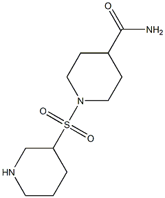 1-(piperidin-3-ylsulfonyl)piperidine-4-carboxamide 구조식 이미지