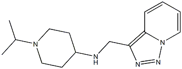 1-(propan-2-yl)-N-{[1,2,4]triazolo[3,4-a]pyridin-3-ylmethyl}piperidin-4-amine Structure