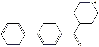 1,1'-biphenyl-4-yl(piperidin-4-yl)methanone Structure