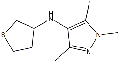 1,3,5-trimethyl-N-(thiolan-3-yl)-1H-pyrazol-4-amine Structure