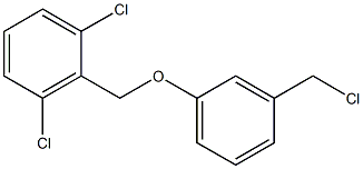 1,3-dichloro-2-[3-(chloromethyl)phenoxymethyl]benzene 구조식 이미지