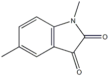 1,5-dimethyl-2,3-dihydro-1H-indole-2,3-dione 구조식 이미지