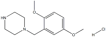 1-[(2,5-dimethoxyphenyl)methyl]piperazine hydrochloride Structure