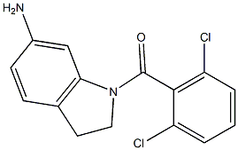 1-[(2,6-dichlorophenyl)carbonyl]-2,3-dihydro-1H-indol-6-amine Structure