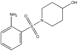1-[(2-aminophenyl)sulfonyl]piperidin-4-ol Structure