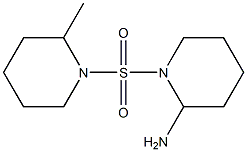 1-[(2-methylpiperidine-1-)sulfonyl]piperidin-2-amine 구조식 이미지