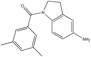 1-[(3,5-dimethylphenyl)carbonyl]-2,3-dihydro-1H-indol-5-amine Structure