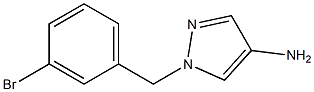 1-[(3-bromophenyl)methyl]-1H-pyrazol-4-amine Structure