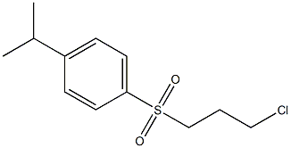 1-[(3-chloropropyl)sulfonyl]-4-isopropylbenzene 구조식 이미지