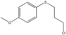 1-[(3-chloropropyl)thio]-4-methoxybenzene Structure
