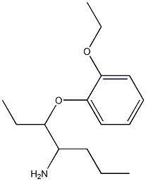 1-[(4-aminoheptan-3-yl)oxy]-2-ethoxybenzene Structure