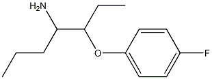 1-[(4-aminoheptan-3-yl)oxy]-4-fluorobenzene Structure