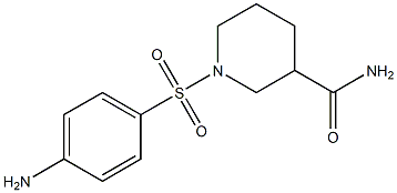 1-[(4-aminophenyl)sulfonyl]piperidine-3-carboxamide 구조식 이미지