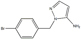 1-[(4-bromophenyl)methyl]-1H-pyrazol-5-amine Structure