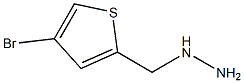 1-[(4-bromothiophen-2-yl)methyl]hydrazine Structure