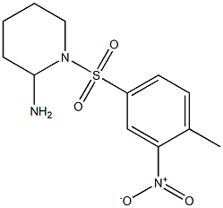 1-[(4-methyl-3-nitrobenzene)sulfonyl]piperidin-2-amine Structure