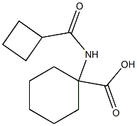 1-[(cyclobutylcarbonyl)amino]cyclohexanecarboxylic acid Structure