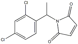 1-[1-(2,4-dichlorophenyl)ethyl]-2,5-dihydro-1H-pyrrole-2,5-dione Structure