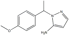 1-[1-(4-methoxyphenyl)ethyl]-1H-pyrazol-5-amine Structure