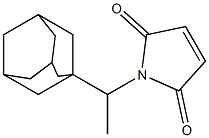 1-[1-(adamantan-1-yl)ethyl]-2,5-dihydro-1H-pyrrole-2,5-dione 구조식 이미지