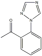 1-[2-(1H-1,2,4-triazol-1-yl)phenyl]ethan-1-one 구조식 이미지